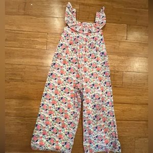 Janie and Jacket Floral Jumper. Size 10. 100% cotton